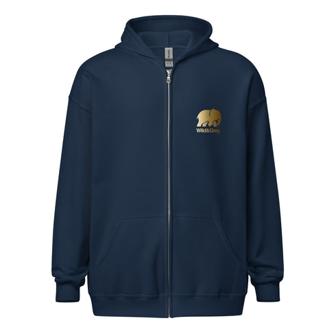 Elephant Conservation - Full Zip Womens Hoodie